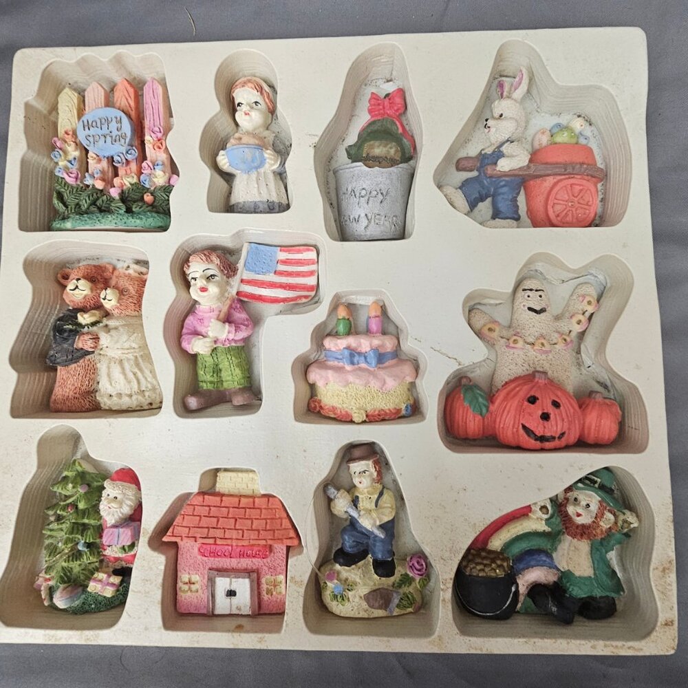 Vintage Special Occasion Holiday Halloween Birthday Christmas Figurines